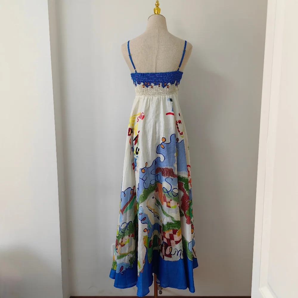 Alemais Colorful Printed Maxi Dress - Picture 6 of 13